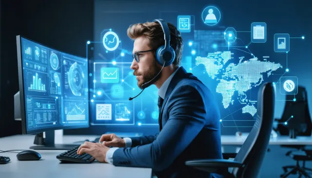 Un asistente conectado al ERP para responder dudas comerciales y registrar oportunidades sin teclear de más