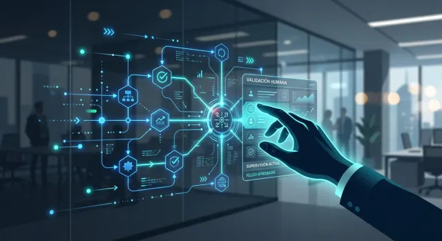 Automatizaciones con IA y aprobación humana para evitar errores con clientes